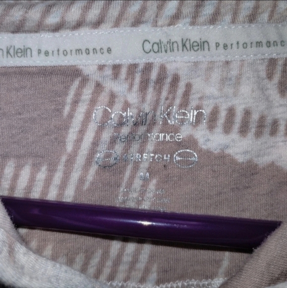 Calvin Klein Performance Stretch Blush Pink Pullover Hoodie - Picture 5 of 7